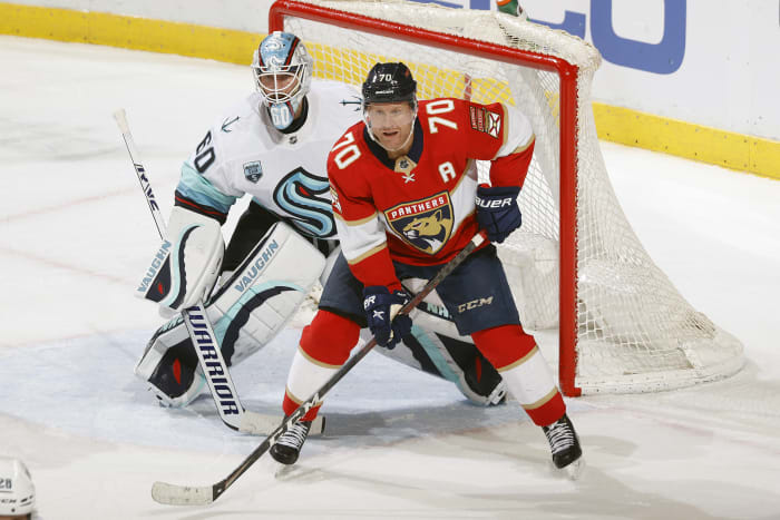 Givani Smith Returns to Face Detroit Red Wings with Florida Panthers 