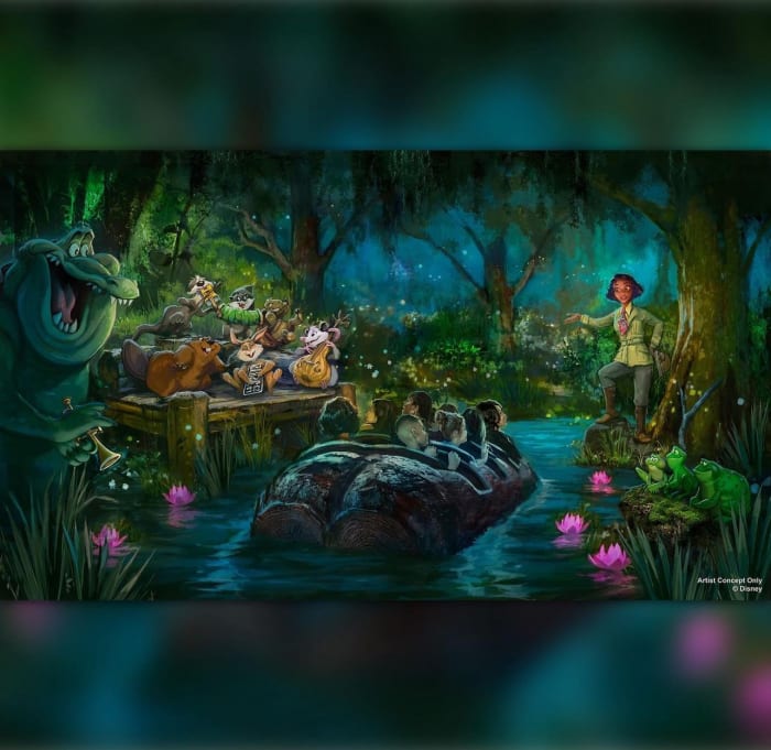 More musical critters, poster revealed for Disney's Tiana's Bayou Adventure - Vimarsana News