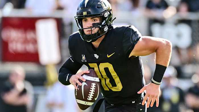UCF QB John Rhys Plumlee to ‘miss a few weeks;’ Timmy McClain to start against Villanova