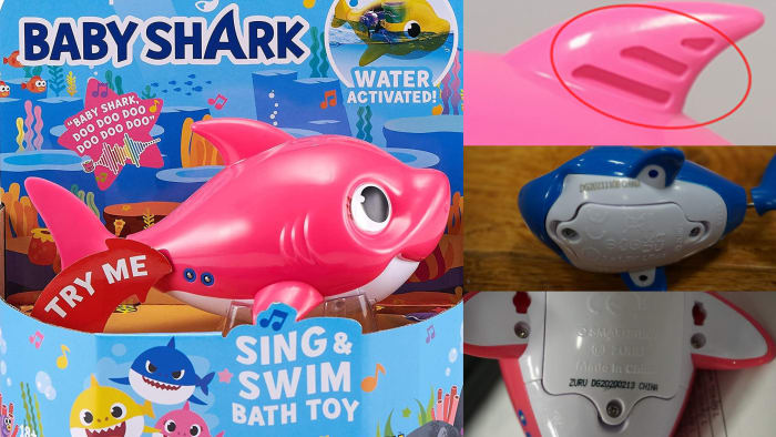 Zuru Recalls 7.5 Million Baby Shark and Mini Baby Shark Bath Toys With Hard  Plastic Top Fins Due to Risk of Impalement, Laceration and Puncture  Injuries to Children