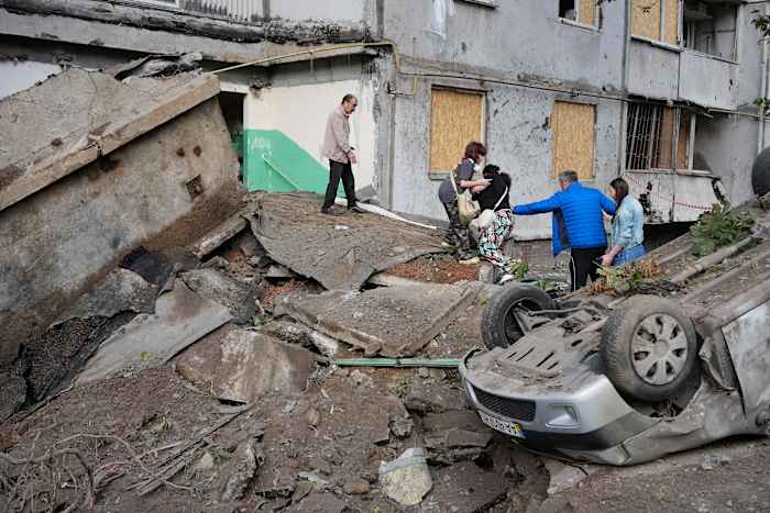 Russian missile and drone attack on Ukraine's capital kills at least 12