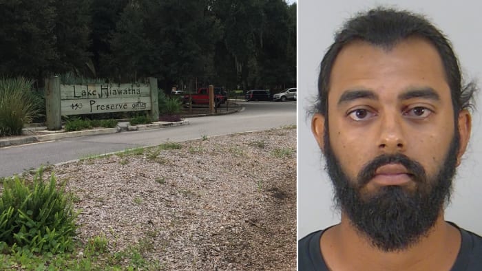 Man accused of exposing himself in Clermont arrested in marsh at Lake Hiawatha Preserve