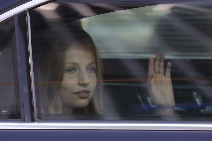 La princesa Leonor, heredera del trono español, estudia en Gales