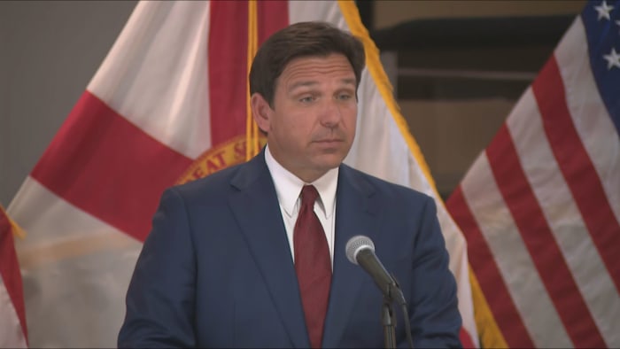 Governor DeSantis discusses South Florida flood recovery efforts in Hollywood