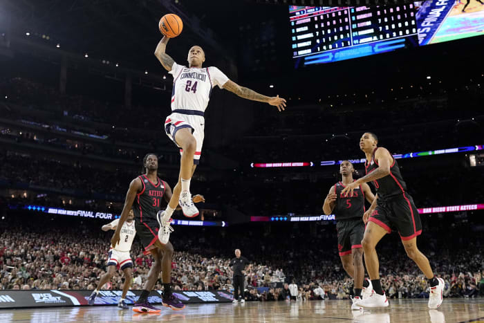 UConn holds off late San Diego State surge in title victory UConn holds off late San Diego State surge in title victory
