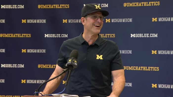 Jim Harbaugh talks Friday hearing, Penn State win, how he learned about suspension, chickens - Vimarsana News