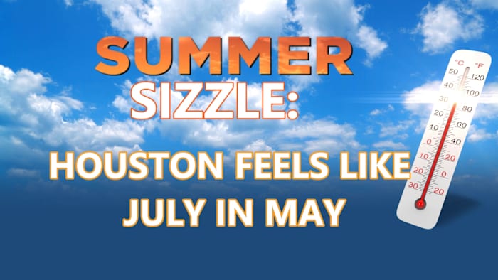 Las olas de calor de verano de Houston se dirigen hacia nuestra carretera, cerca de tres dígitos Las olas de calor de verano de Houston se dirigen hacia nuestra carretera, cerca de tres dígitos