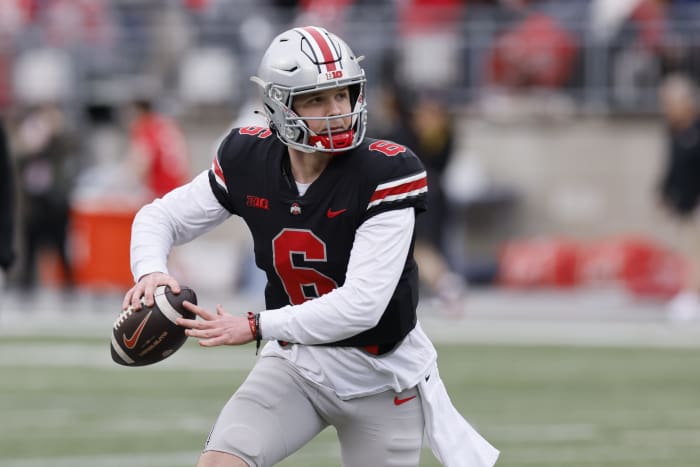 Dallan Hayden helps No. 3 Ohio State overcome offensive injuries in 41-7  blowout at Purdue