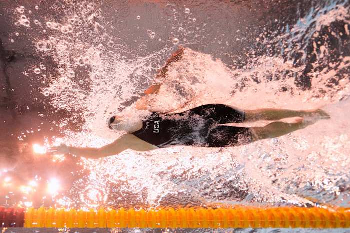 American team at world swimming battles case of 'acute gastroenteritis' that damages performance