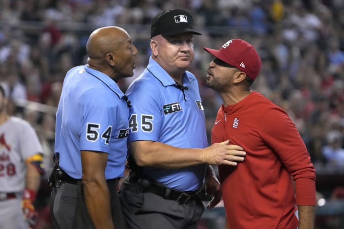 MLB says there was no violation in Yadier Molina's bizarre incident