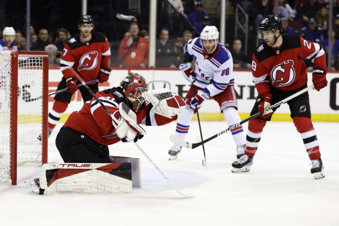The Devils Got 5 on Shesterkin in the Second, Beat Rangers 7-4