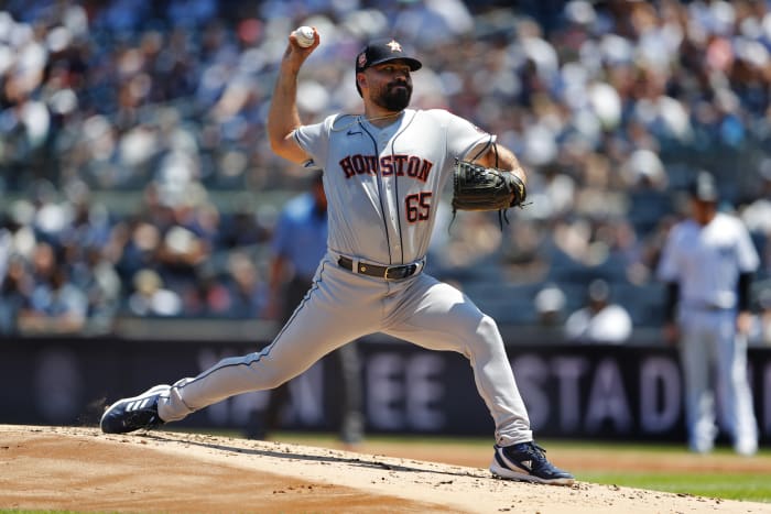 Javier, Astros romp 5-0 over Yanks, Cole, take 3-0 ALCS lead