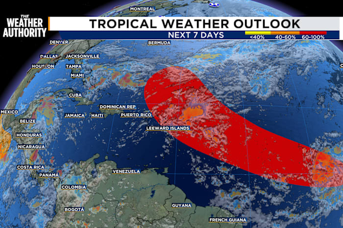 Invest 95 Shows 70% Chance of Development in 7 Days