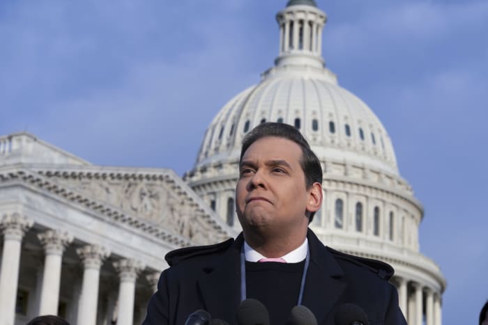 GOP Rep. George Santos warns his expulsion from Congress before conviction would set a precedent