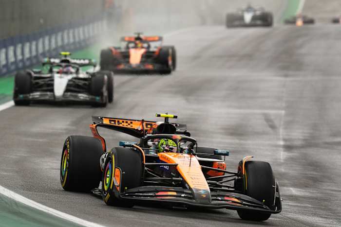 Norris extends F1 advantage over Piastri in Brazil. Verstappen says he can 'forget' title hopes