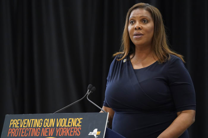New York attorney general sues manufacturer over magazine lock used in Buffalo store massacre New York attorney general sues manufacturer over magazine lock used in Buffalo store massacre