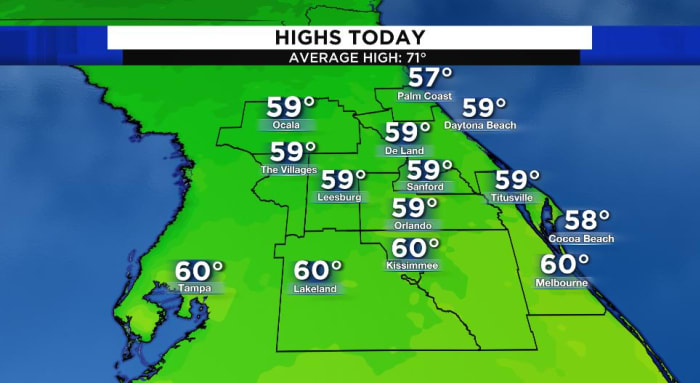 Big warmup coming after cold start to the week