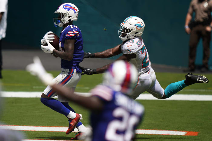 Diggs scores 3 TDs for Bills in 41-7 rout of Titans - The San