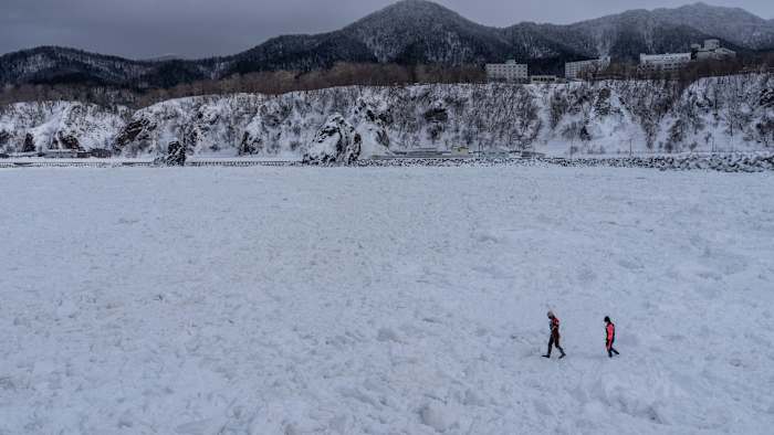 Snow and sand on a beach? Here’s how it happens.