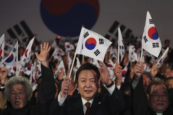 South Korea’s Yoon calls for unification, on holiday marking 1919 uprising against colonial Japan