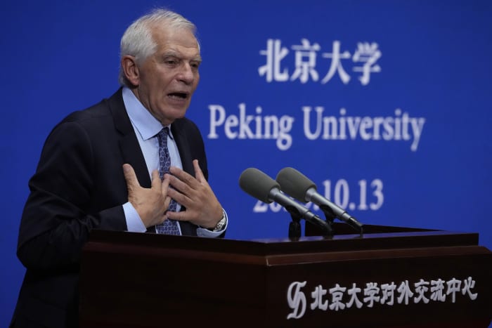 EU warns China that European public could turn more protectionist if trade deficit isn't reduced