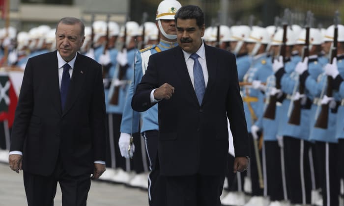 Venezuelan leader, barred from US summit, arrives in Turkey Venezuelan leader, barred from US summit, arrives in Turkey