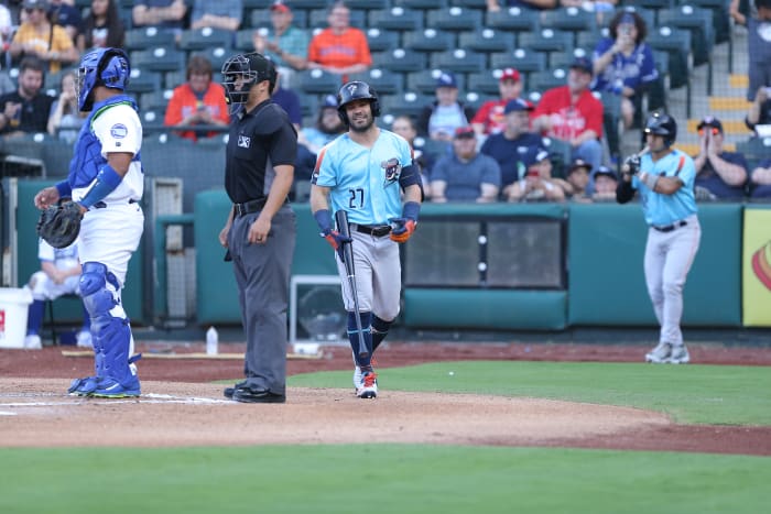 Jose Altuve on rehab assignment with Sugar Land Space Cowboys, to play in  Friday's game