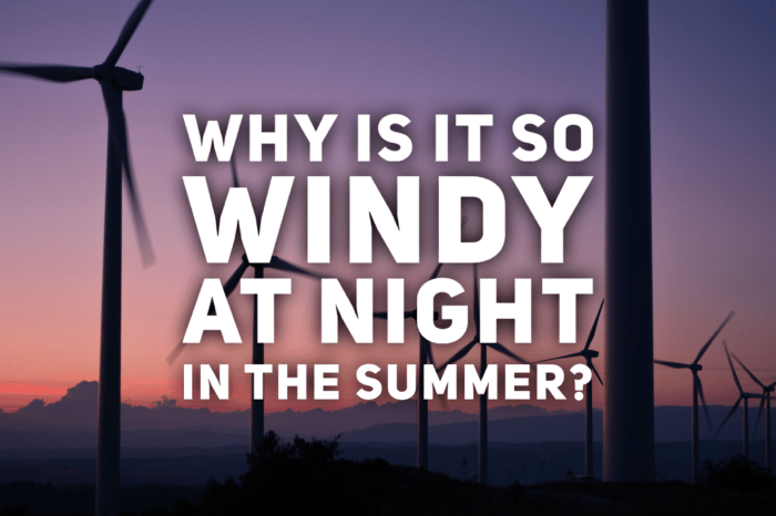 Why is it often windy this time of year?