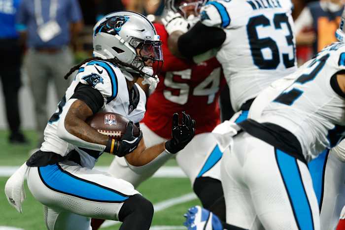 Panthers Running Back Jonathon Brooks Out 6-8 Weeks After Groin Surgery