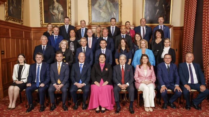 Christopher Luxon sworn in as New Zealand prime minister, says priority is to improve economy