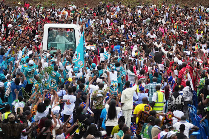 More than a half-million people expected at Pope Leo XIV's Mass in Cameroon