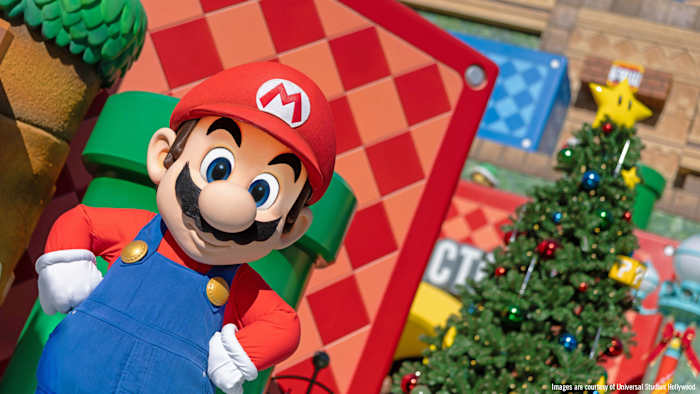 Merry Mario: Super Nintendo World to debut décor for Universal Orlando Resort holiday season