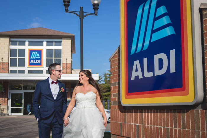 Metro Detroit couple won Ultimate ALDI Wedding contest, got married inside ALDI store