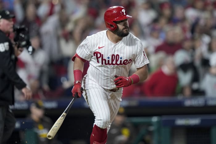 World Series teed up: Bryce Harper, Phillies go deep, face Astros