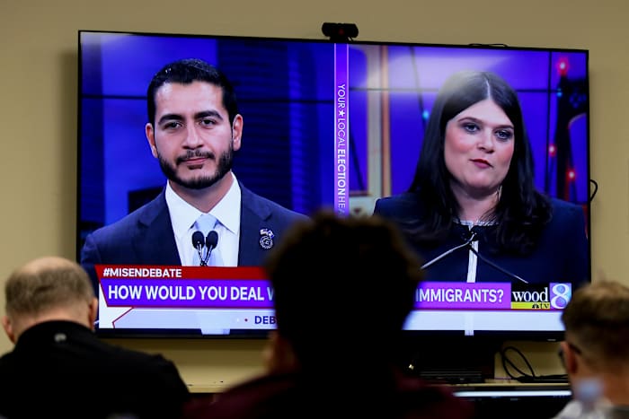 Image linked from the original feed: Michigan Gov. Gretchen Whitmer endorses Haley Stevens in Democratic US Senate primary