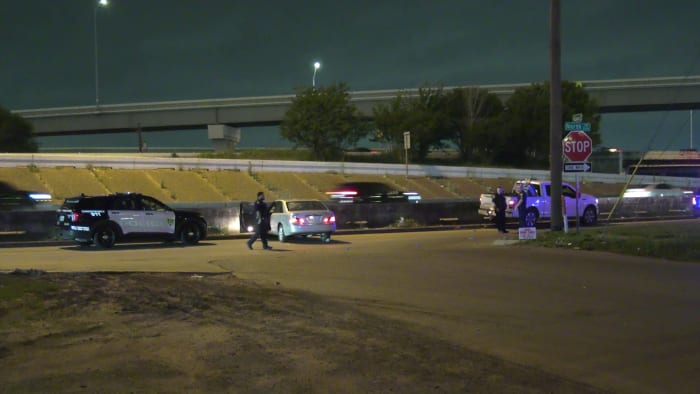 Man shot to death by unknown driver in pick-up truck on North Fwy