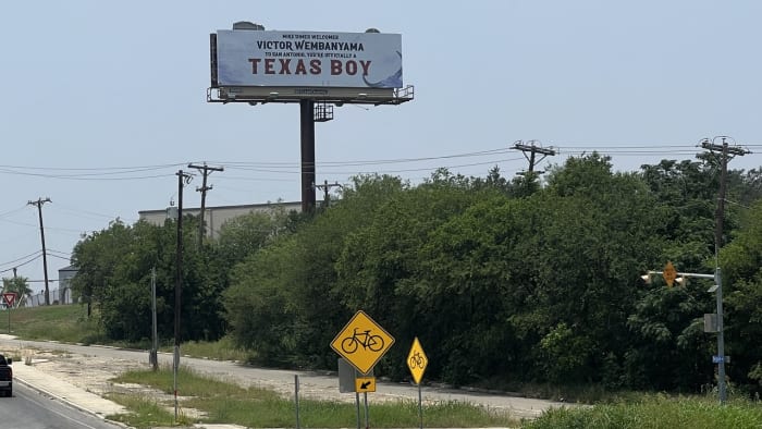 'You're officially a Texas boy': Billboard on I-35 welcomes Victor Wembanyama to San Antonio - Vimarsana News