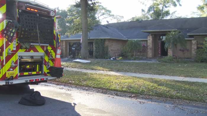 House fire displaces 4 in Orange County