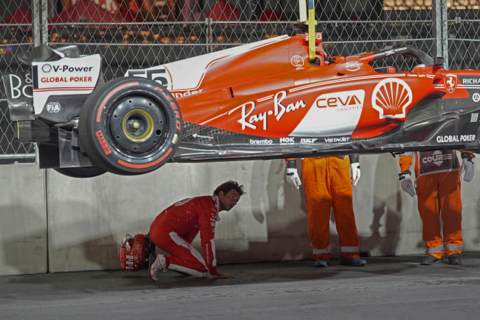 Una tapa de alcantarilla en el circuito del Gran Premio de Las Vegas paraliza los primeros entrenamientos libres del fin de semana