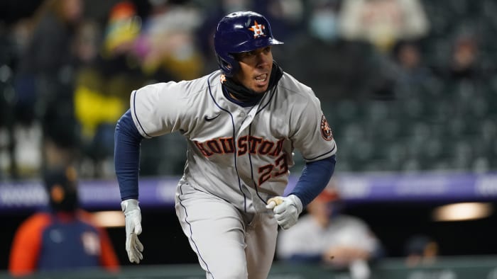 Houston Astros: Michael Brantley rejoins the team in Anaheim