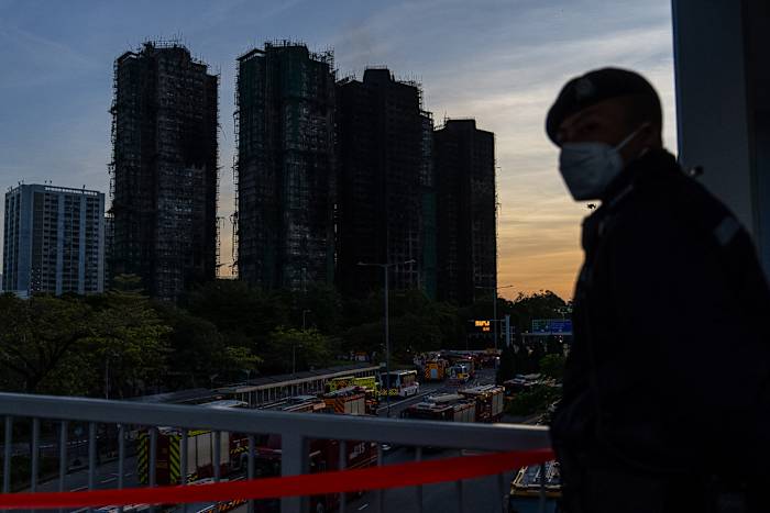 Hong Kong firefighters make final search for survivors after apartment tower blaze kills 128