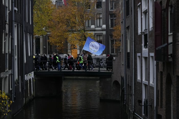 Dutch police arrest 7 amid unrest in The Hague