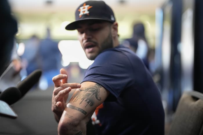 Which Red Sox player got this incredible tattoo?