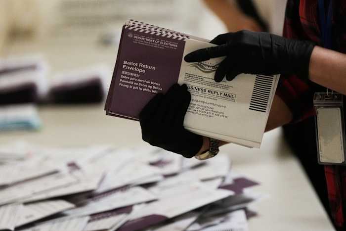 Federal court hears arguments over efforts to halt Trump's mail-in executive order
