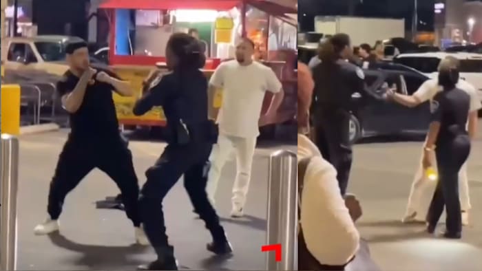 Commenters react to video of Houston security guard throwing punches with 2 men, shaking hands after