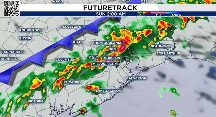 LIVE RADAR: Strong storms arrive overnight across Houston