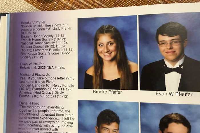 Knicks in 6: NY man’s high school yearbook predict