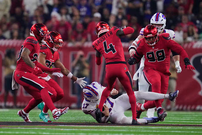 Texans schedule: kicks off vs. Bills at home, four primetime games, a London trip, 26th toughest ranking