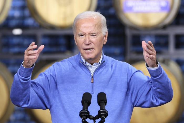 Biden delays consideration of new natural gas export terminals. Democrat cites risk to climate