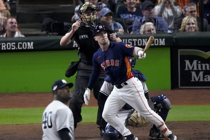 Frustrated' Gerrit Cole at loss for words with Yankees on brink of sweep at  hands of Astros